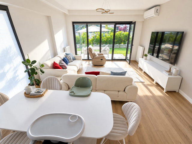 ÖZYURTLAR MOZAİK 2.ETAPTA BAHÇE KATI 180M² 3+1 KEYİFLİ DAİRE