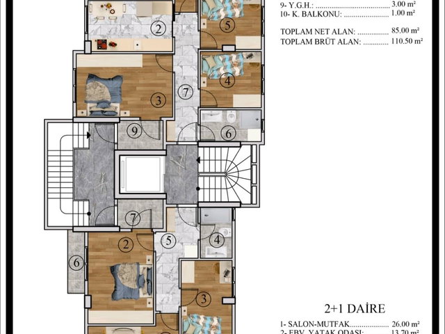 KADIKÖY ERENKÖY’DE İNŞA HALİNDE 3+1 | YERDEN ISITMA, 2 BANYO, BALKON, DOĞU CEPHE