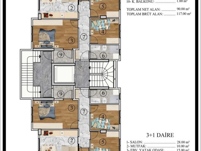 KADIKÖY ERENKÖY’DE İNŞA HALİNDE 3+1 | YERDEN ISITMA, 2 BANYO, BALKON, DOĞU CEPHE