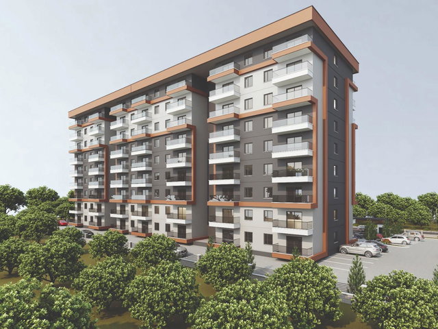 ESENBOĞA MERKEZ’DE GÜNEY-DOĞU CEPHELİ 1+1 | BALKONLU | YERDEN ISITMALI | İNŞA HALİNDE SATILIK DAIRE