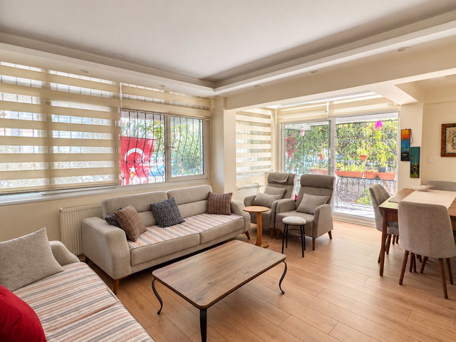 FAHRETTİN ALTAYDA KOMPLE TADİLATLI 3+1 | 90 M² | BAHÇE KATI