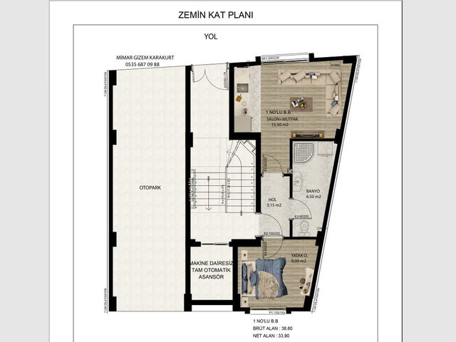 RE/MAX İNCİ'DEN ALTIEYLÜL GÜMÜŞÇEŞME MAH. PROJEDEN SATILIK 1+1 DAİRELER