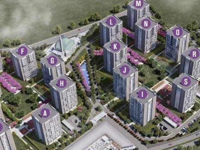 BİZİMTEPE AYDOS SİTESİNDE KİRALIK 2+1 88M2 6. KAT ARA KAT DUBLEKS