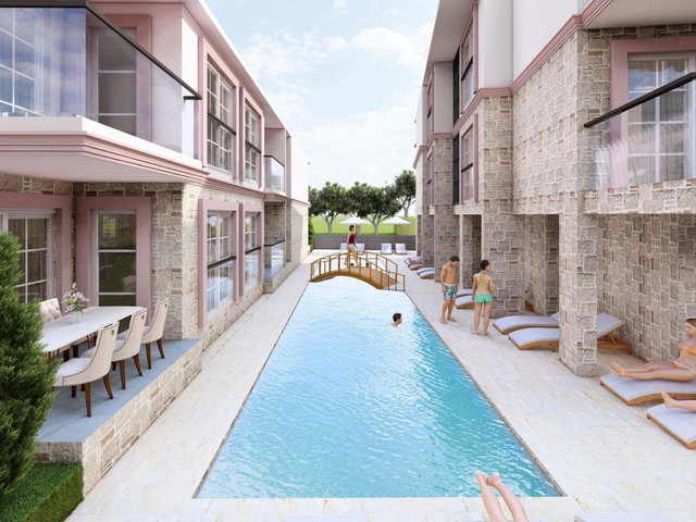 GÖMEÇ KEREMKÖY’DE HAVUZLU YENİ PROJEDE 1+1 DAİRE