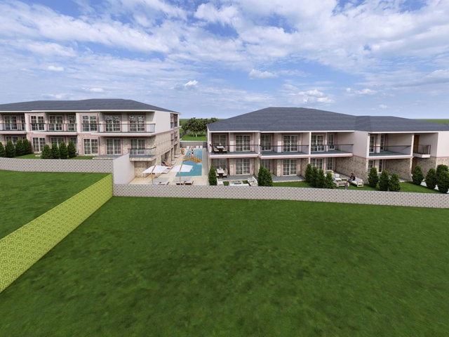 GÖMEÇ KEREMKÖY’DE HAVUZLU YENİ PROJEDE 1+1 DAİRE