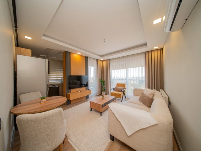 LİMAN'DA DENİZ MANZARALI, FULL EŞYALI ÖZEL 1+1 LÜKS DAİRE