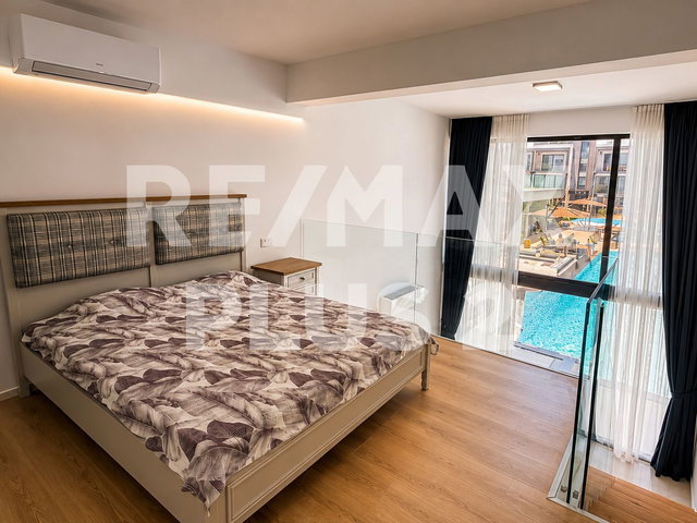 £155.000 | TAPULU & KREDİYE UYGUN | HAVUZA DİREKT GİRİŞLİ SIFIR 1+1 LOFT !!!