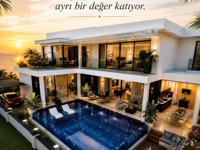 GİRNE EDREMİT BÖLGESİNDE SATILIK LUX 2 ADET VILLA