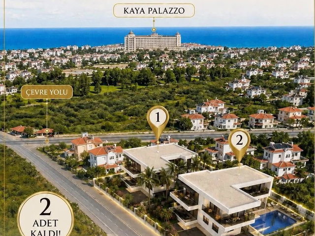 GİRNE EDREMİT BÖLGESİNDE SATILIK LUX 2 ADET VILLA
