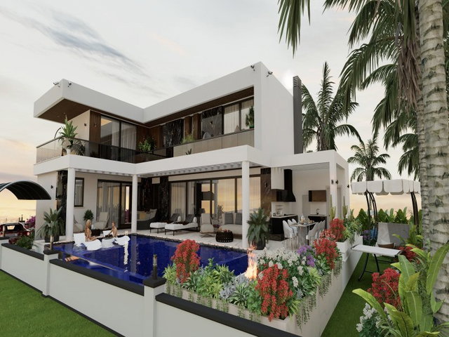 GİRNE EDREMİT BÖLGESİNDE SATILIK LUX 2 ADET VILLA