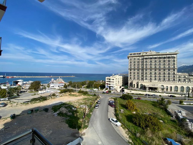 GIRNE MERKEZ EŞYALI KIRALIK DENIZ MANZARALI 2+1