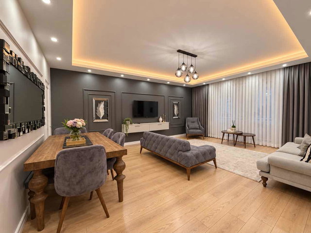 GARDEN CITY 3.ETAP SATILIK ULTRA LÜKS TASARIMLI 3+1 GENIŞ DAIRE