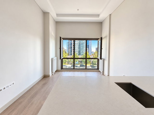 NK TAMDRAGOS İSKANLI SIFIR ZEMİN KAT 62M² BALKONLU 1+1 LOFT DAİRE