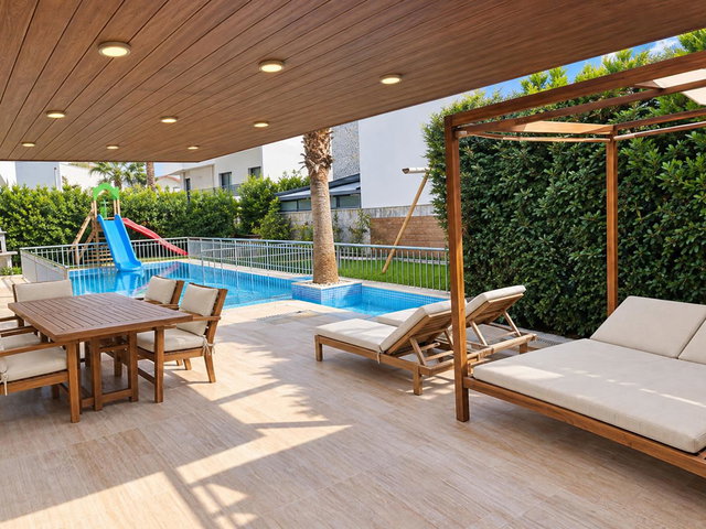 OASİS VİLLALARINDA 520M² ARSA İÇİNDE HAVUZLU 4+1 LÜKS MÜSTAKİL VİLLA