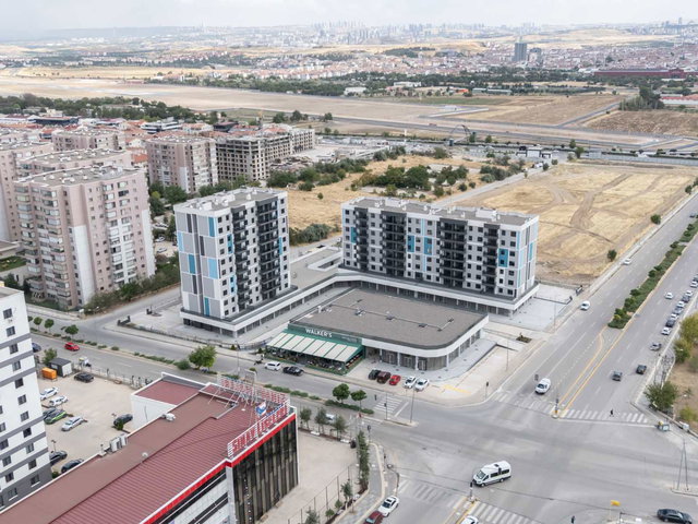 ERYAMAN ONYX CORNER'DA SIFIR KİRALIK 2+1 DAİRE AMERİKAN MUTFAK