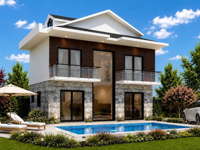 FETHİYE KARGI'DA 3+1 MÜSTAKİL VİLLA | ÖZEL HAVUZLU | 158, M² NET