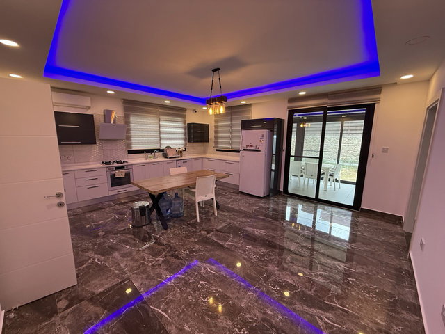 GIRNE KARAOĞLANOĞLU’NDA SATILIK 4+1 VILLA | SOLAR PANEL