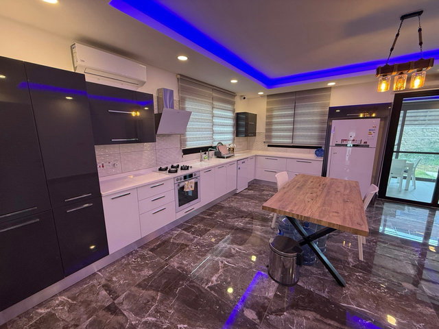 GIRNE KARAOĞLANOĞLU’NDA SATILIK 4+1 VILLA | SOLAR PANEL