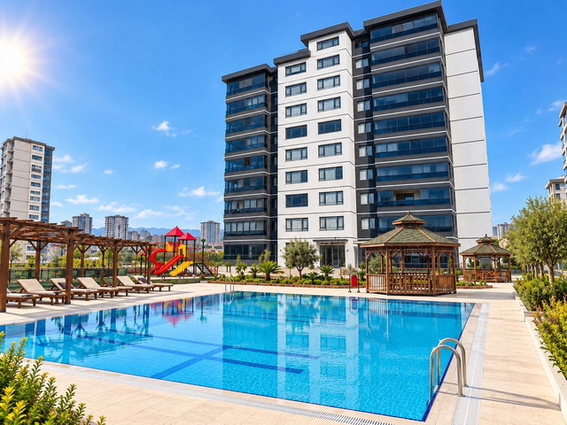 GÖKSU MAH. BORDO LOCA’DA SATILIK SIFIR LÜKS 4+1 | HAVUZLU SİTE
