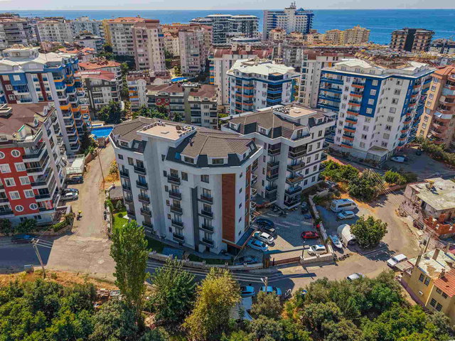 ALANYA TOSMURDA DENİZE 500 MT | 1+1 EŞYALI SATILIK