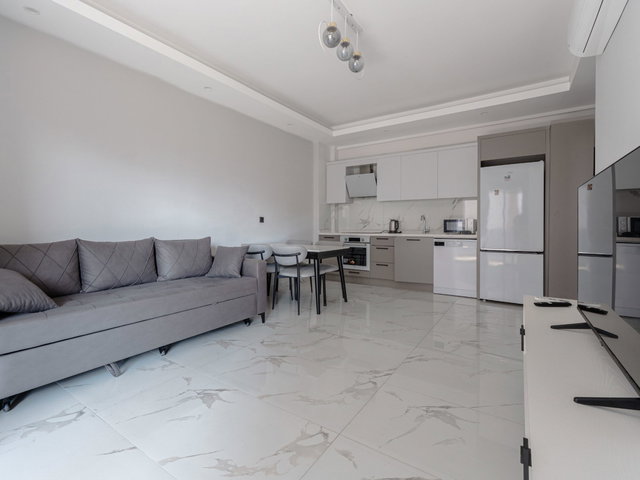 ALANYA TOSMURDA DENİZE 500 MT | 1+1 EŞYALI SATILIK