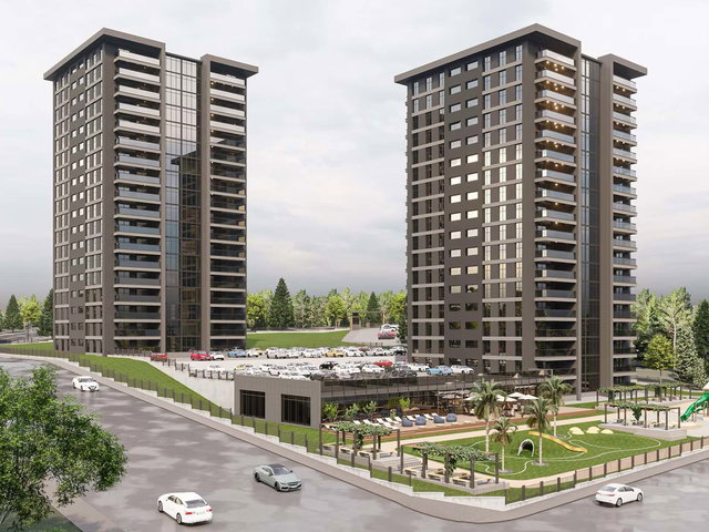 BATIKENT YUVAKÖY'DE GENIŞ PEYZAJLI LÜKS 4+1 DAIRE