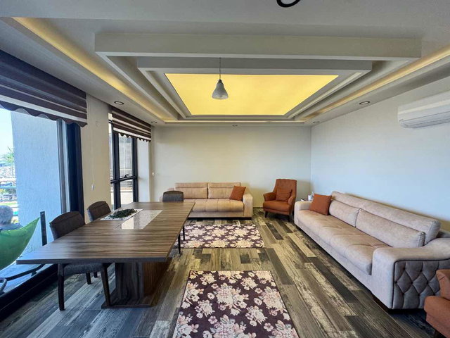 FULL DENİZ MANZARALI 3+1 HAVUZLU SİTE İÇERSİNDE GENİŞ DAİRE