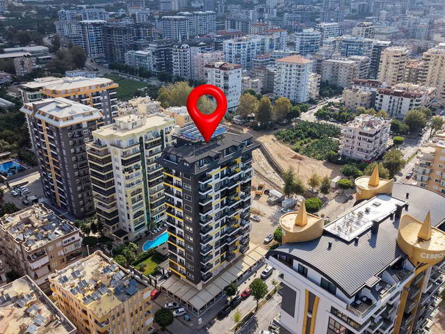 ALANYA MAHMUTLAR BARBAROS CADDESİ’NDE DENİZE 100 METRE SATILIK 2+1 DAİRE | SONAS BUKET