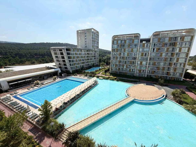 SANCAKTEPE TEKNİK YAPI EVORA PARK 3+1 HAVUZ MANZARA GÜNEY CEPHE