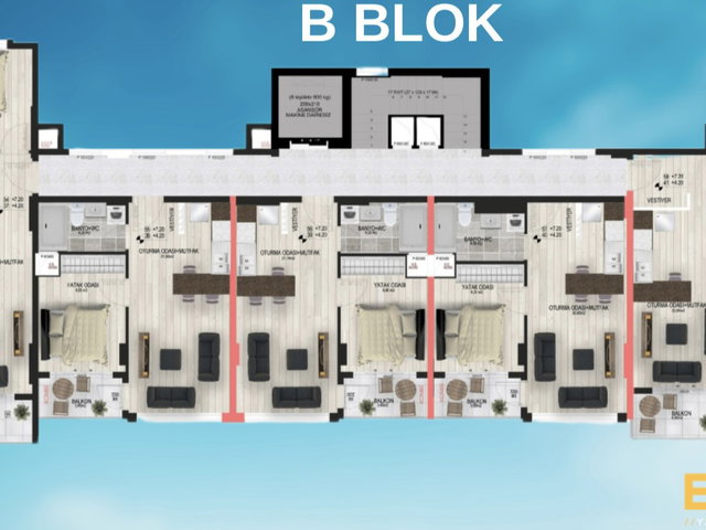 REMAX RABİA SARAÇ İNCESU'DA SATILIK 2+1 HAVUZLU SİTEDE