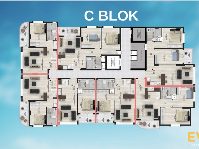REMAX RABİA SARAÇ İNCESU'DA SATILIK 2+1 HAVUZLU SİTEDE
