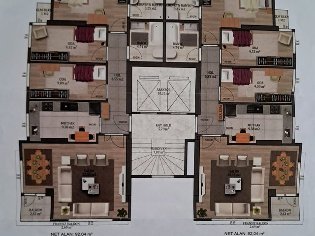 KADIKÖY-SAHRAYICEDİD'TE SIFIR 3+1 | 123 M² BRÜT | BALKONLU DAİRE