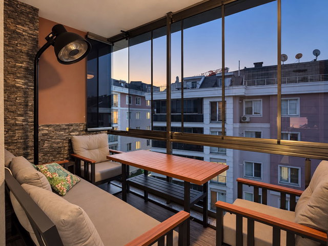 ADNAN KAHVECİ BEYAZ BAHÇE KONAKLARINDA 190 M² 3+1 DUBLEKS