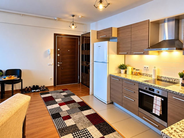 AKSE YAŞAM KONUTLARI'NDA 72M² EŞYALI 1+1 KİRALIK DAİRE