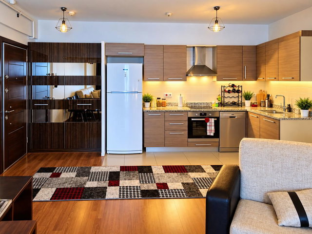 AKSE YAŞAM KONUTLARI'NDA 72M² EŞYALI 1+1 KİRALIK DAİRE