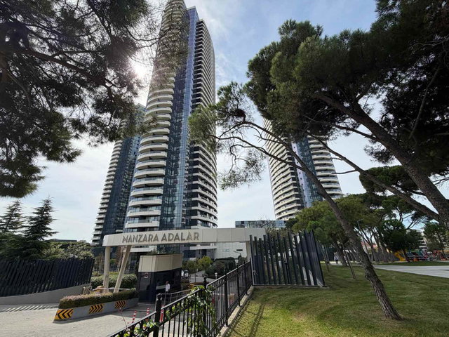 KARTAL MANZARA ADALAR'DA DENIZ VE KARA MANZARALI 3+1 SATILIK