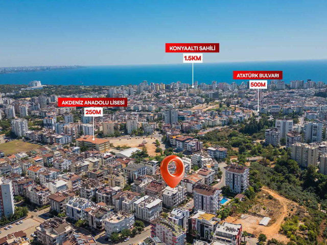 KONYAALTI TOROS SATILIK 3+1 110M2 BAHÇE KULLANIMI