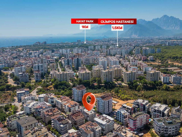 KONYAALTI TOROS SATILIK 3+1 110M2 BAHÇE KULLANIMI