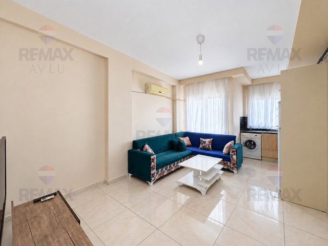 REMAX AVLU'DAN BAHÇELIEVLER MAH.'DE EŞYALI SATILIK 1+1 DAİRE