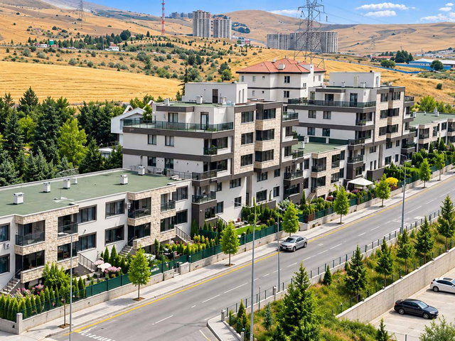 BAĞLICA ÖZGÜR PARK VİLLALARI KİRALIK 4+1 MODERN DAİRE