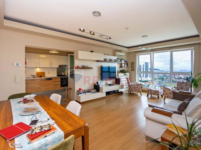 AĞAOĞLU SKY TOWERS DENİZ MANZARALI 2+1 EŞYALI KİRALIK DAİRE