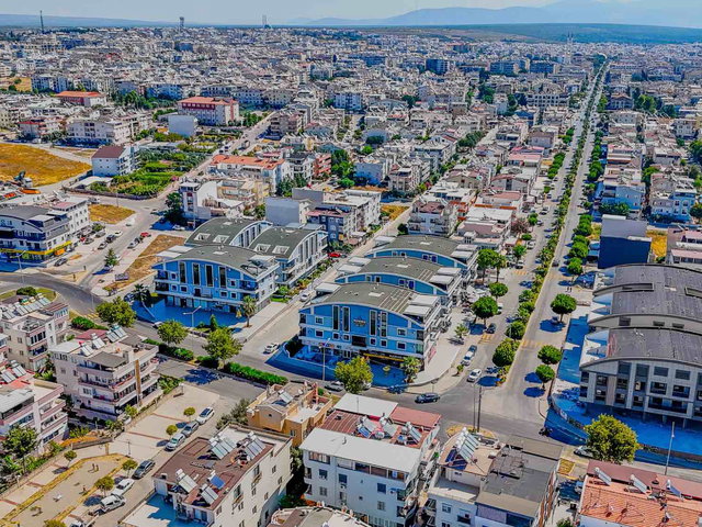 DIDIM EFELER ORACLE MARINA APARTMANLARI SITESINDE SATILIK 1+1 BAHÇE KATI DAIRE