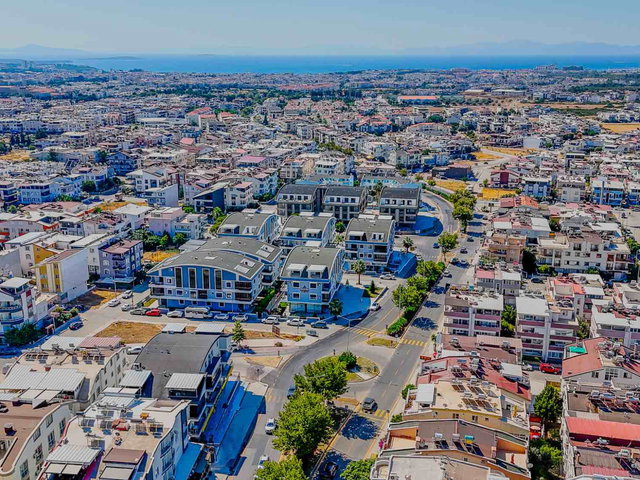 DIDIM EFELER ORACLE MARINA APARTMANLARI SITESINDE SATILIK 1+1 BAHÇE KATI DAIRE