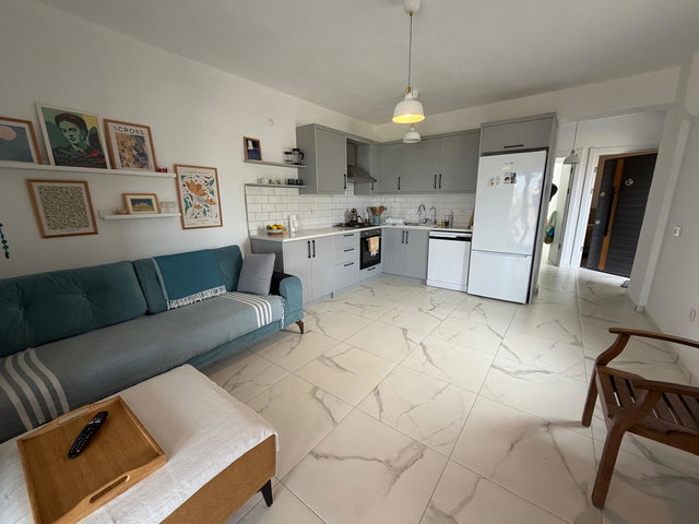DATÇA MERKEZE YAKIN DÖNEMSEL 2+1 BAHÇE KATI KİRALIK DAİRE