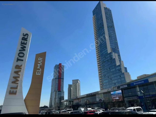 ELMAR TOWER'DA BÜYÜK TİP  KİRACISIZ SATILIK 1+1
