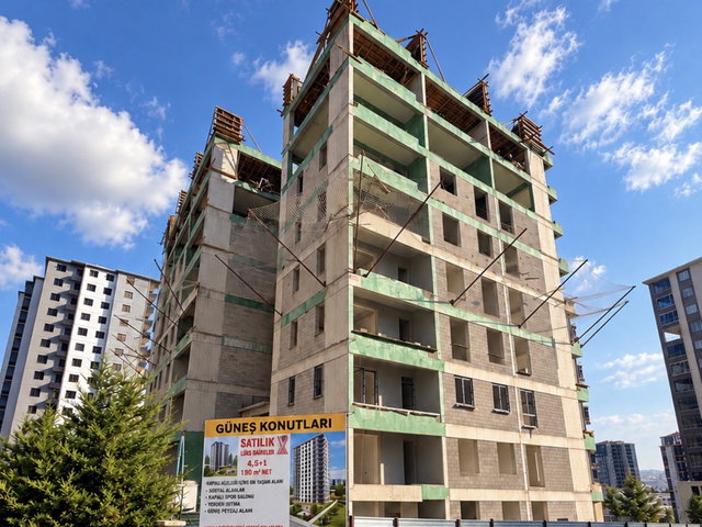 POLATLI ŞEHİTLİK’TE YENİ NESİL 4,5+1 | 180 M² NET | GÜNEŞ KONUTLARI