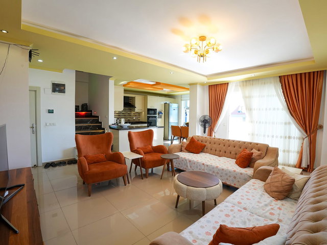 ALANYA KESTEL DE EŞYALI 3+1 DUBLEKS