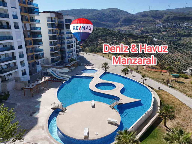 KUŞADASI EŞİN GOLF RESORT’TA  DENİZ & HAVUZ MANZARALI EŞYALI 1+1 | KAÇIRILMAYACAK FIRSAT