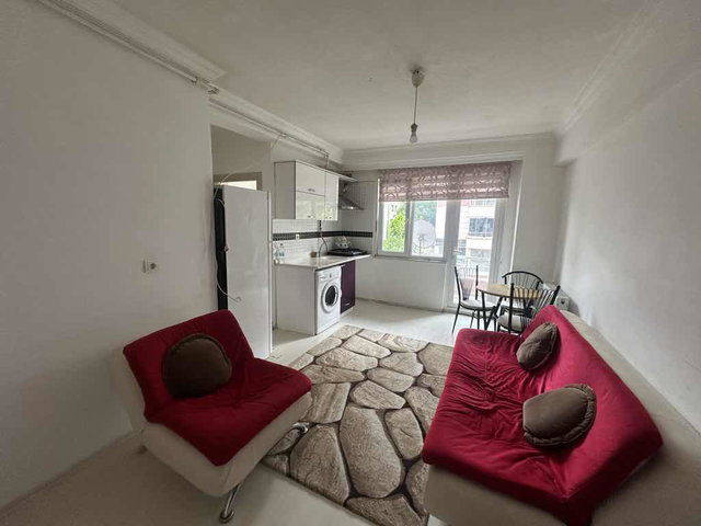 ATAKUM’DA EŞYALI 1+1 KİRALIK DAİRE | BALKONLU, DOĞALGAZ KOMBİLİ, BOŞ