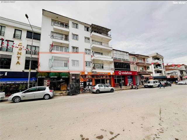 ATATÜRK CADDESİNDE CENTA'NIN ÜSTÜNDE 2+1 SATILIK DAİRE